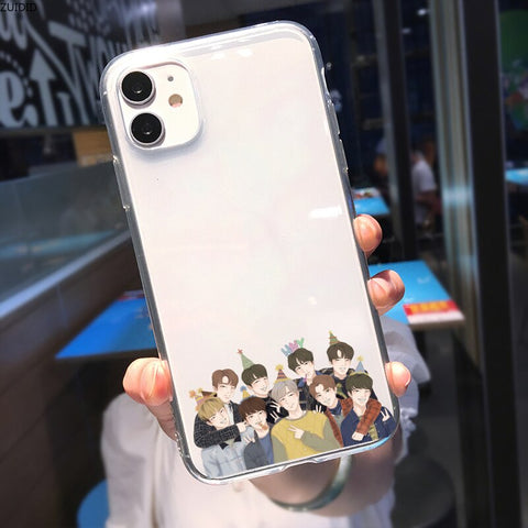 Kpop Stray Kids Transparent Phone Case For iPhone