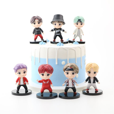 BTS Cute Doll Figurine Set