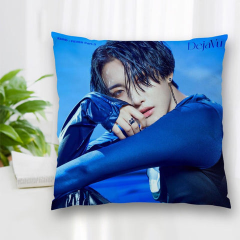 ATEEZ Seonghwa Square Decorative Pillowcase - KPOP SHOPS