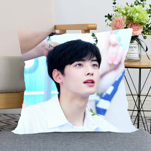 KPOP Cha EunWoo ASTRO Decorative Pillows Cover