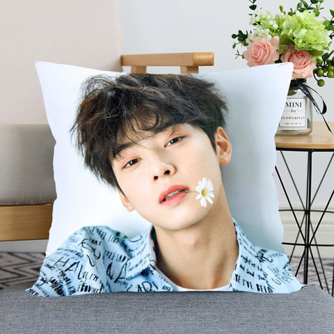 KPOP Cha EunWoo ASTRO Decorative Pillows Cover