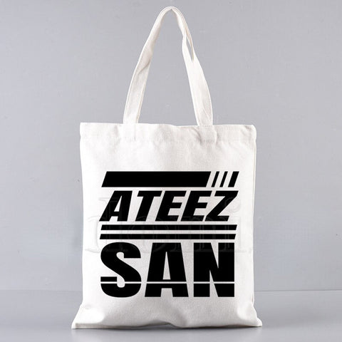 ATEEZ Canvas Tote Bag - KPOP SHOPS