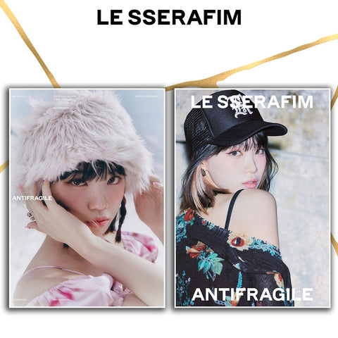 KPOP LE SSERAFIM Album ANTIFRAGILE Sticker 2pcs