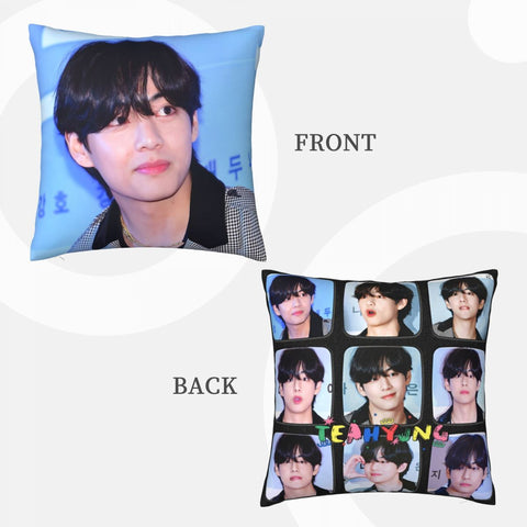 Kpop BTS Soft Square Pillowcase