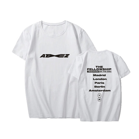 KPOP ATEEZ 2022 World Tour The Fellowship T-Shirt - KPOP SHOPS