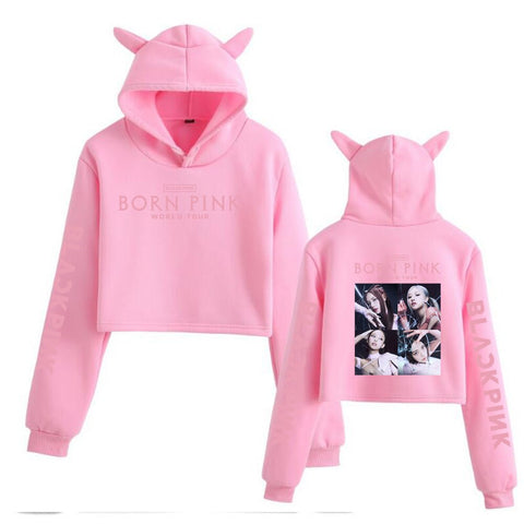 KPOP Black Pink Hoodie  - Born pink 💗