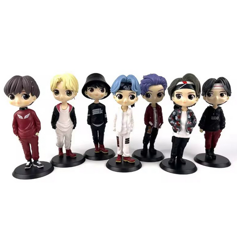 KPOP BTS dolls 7Pcs Action Figures