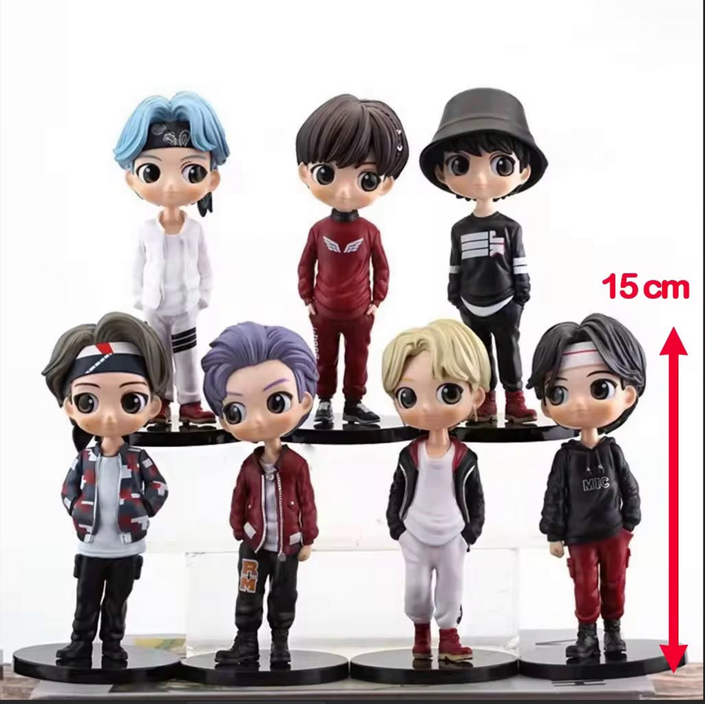 KPOP BTS dolls 7Pcs Action Figures