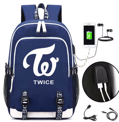 Twice  Backpack with  USB Port