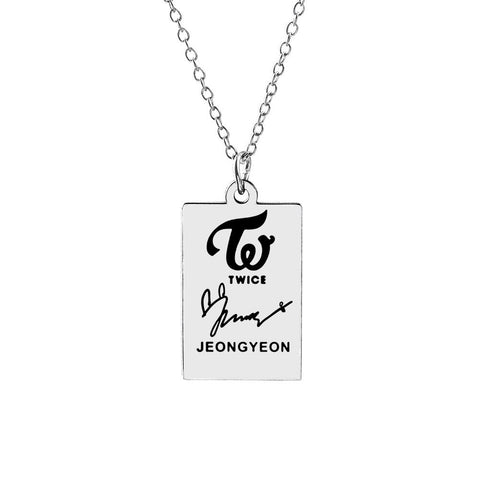 KPOP Twice Necklace Jewelry